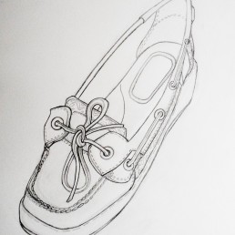 Shoe Study (graphite pencil 18x24)